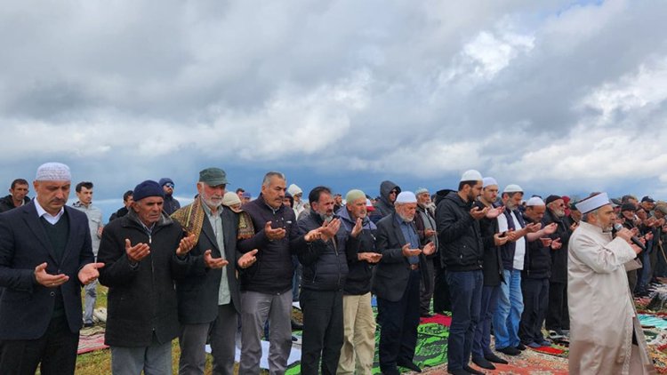 Türkmenbaba Yaylası'nda yağmur duası yapıldı