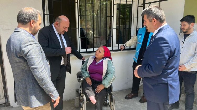 Kartal Müftülüğü, tekerlekli sandalye desteği sağlıyor