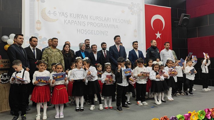 Saray'da 4-6 Yaş öğrencileri yıl sonu heyecanı yaşadı