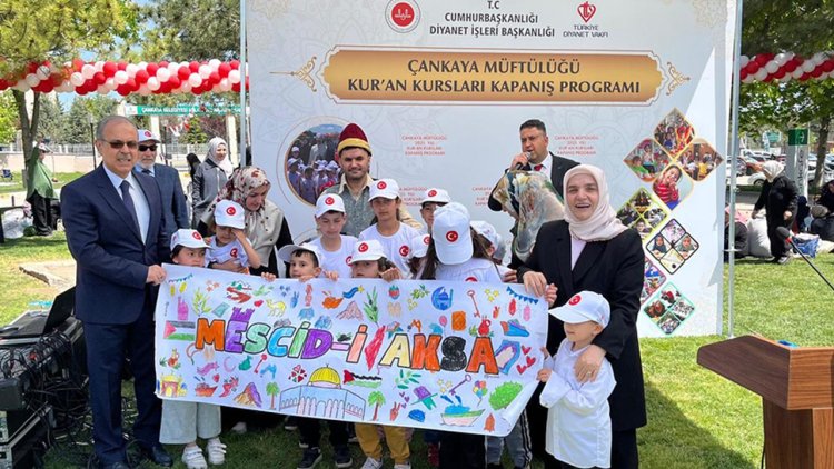 Çankaya'da minikler yıl sonu coşkusu yaşadı