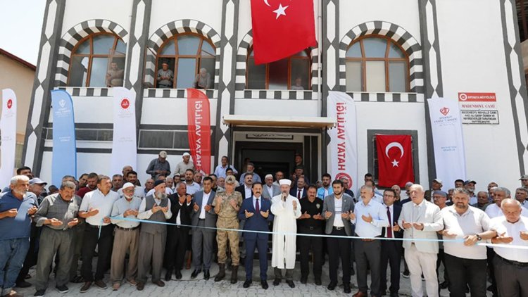 Hatay’da 99'uncu cami dualarla açıldı