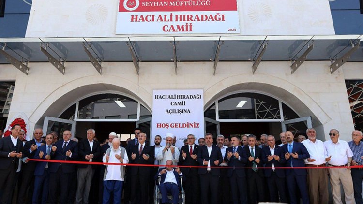 Adana’da Hacı Ali Hıradağı Camii dualarla açıldı