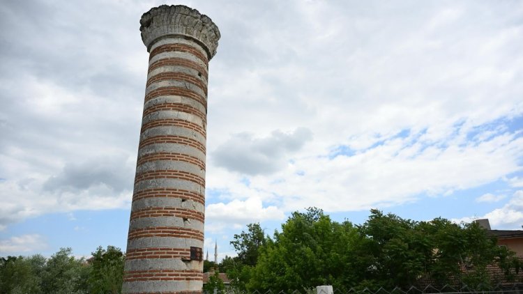 Edirne'de yalnızca yıkık minaresi kalan Zincirlikuyu Camii ihya edilecek