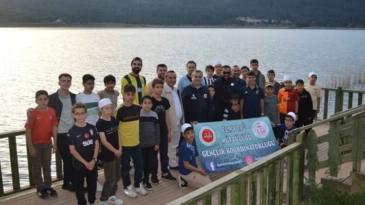 Elmadağ'da Kur'an kursu öğrencileri gezide buluştu