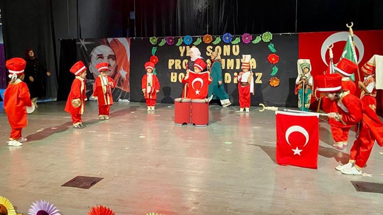 Gülnar’da 4-6 Yaş minikleri göz doldurdu