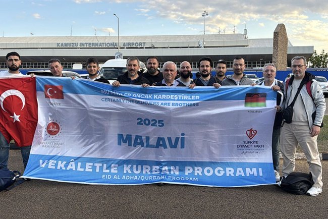 TDV heyeti kurban eti dağıtımı için Malavi'de