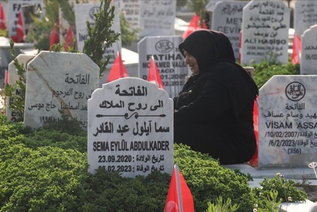 Kurban Bayramı'nın ilk gününde şehitlik ve mezarlıkları ziyaret edenler yakınları için dua okudu