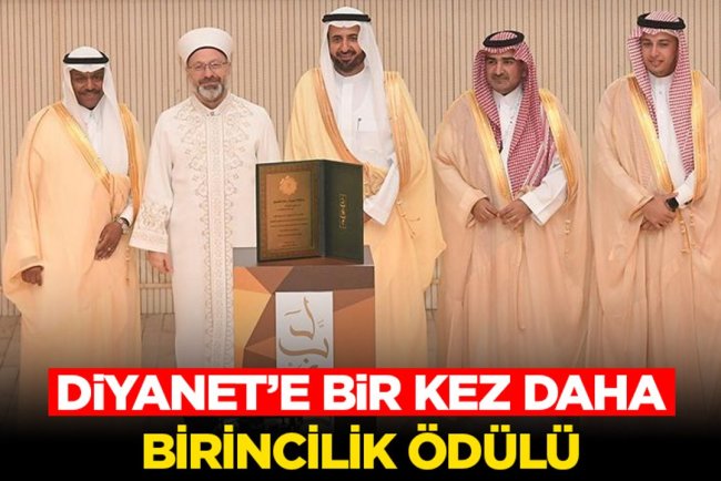 Diyanet’e bir kez daha birincilik ödülü