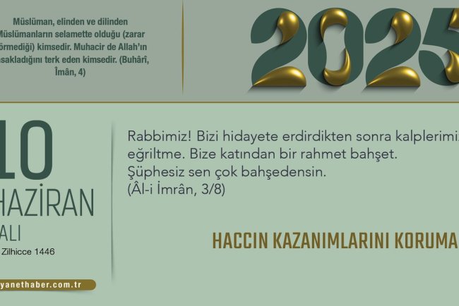 Haccın Kazanımlarını Korumak