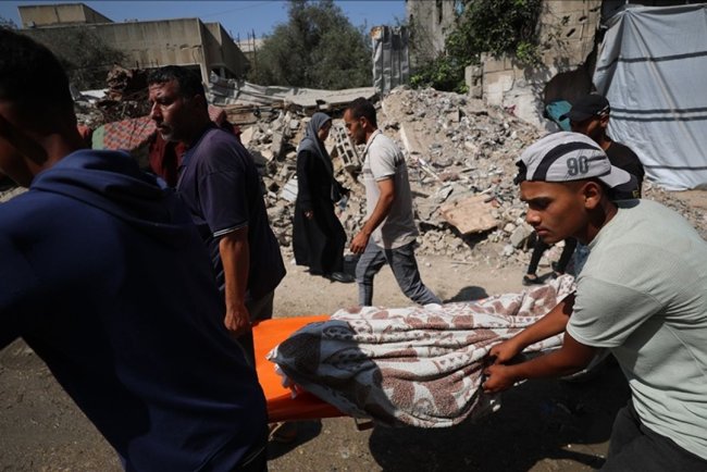 İşgalcilerin Gazze'deki saldırılarında 57'si yardım bekleyen kişiler olmak üzere 80 Filistinli şehit oldu