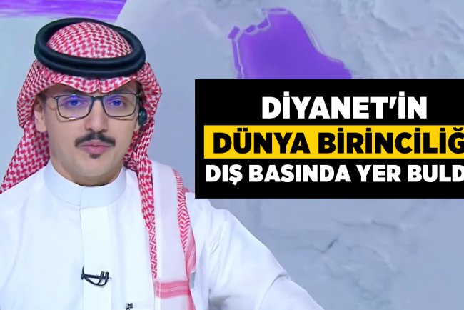 Diyanet'in Dünya Birinciliği dış basında yer buldu