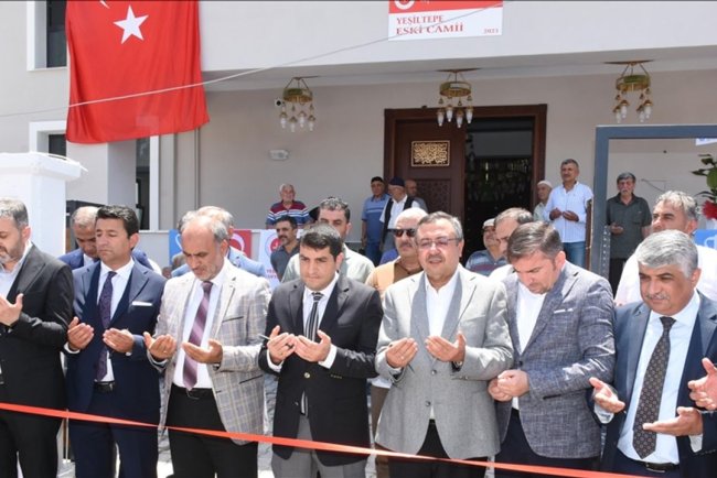 Malatya'da depremlerde hasar gören cami, hayırseverin desteğiyle yeniden inşa edildi