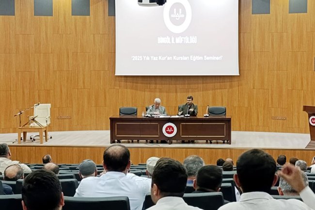 Bingöl'de Yaz Kur’an Kursu semineri tamamlandı