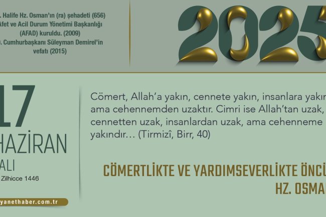 Cömertlikte ve Yardımseverlikte Öncü: Hz. Osman