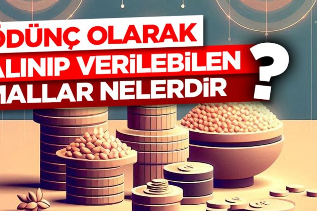 Ödünç olarak alınıp verilebilen mallar nelerdir?