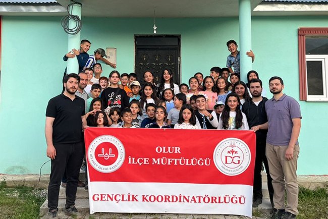 Olur’da Kur’an Kursu öğrencileri doğayla buluştu
