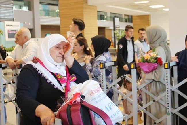 Tokatlı hacılar yurda döndü