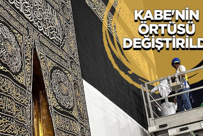 Kabe'nin örtüsü değiştirildi