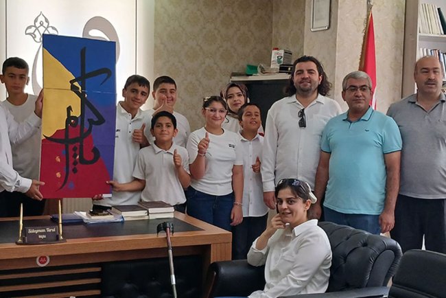 Özel öğrencilerden müftülüğe özel ziyaret
