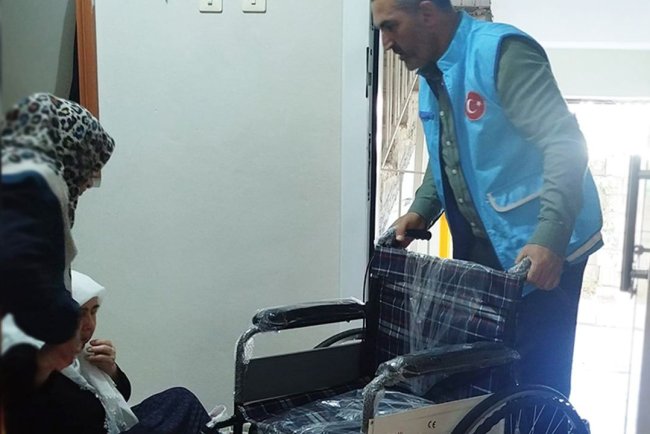 Adıyaman'da engelli bireyler unutulmuyor