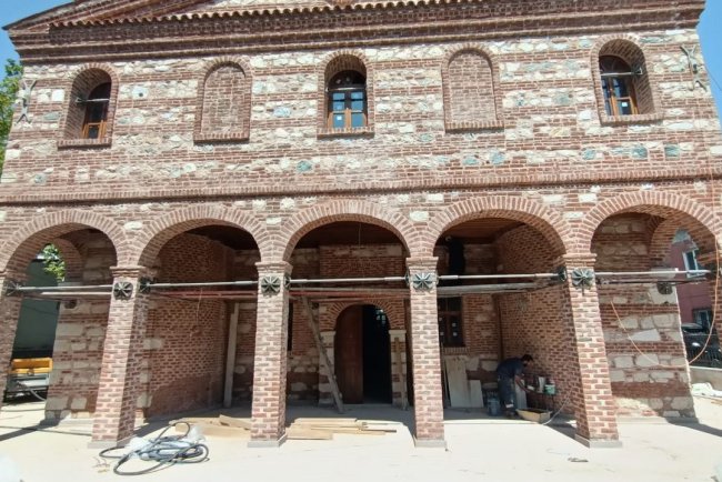 Bursa'da onarımı tamamlanan Özlüce Camii ibadete açılıyor