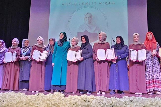 Vezirköprü'de hafızlar icazet aldı