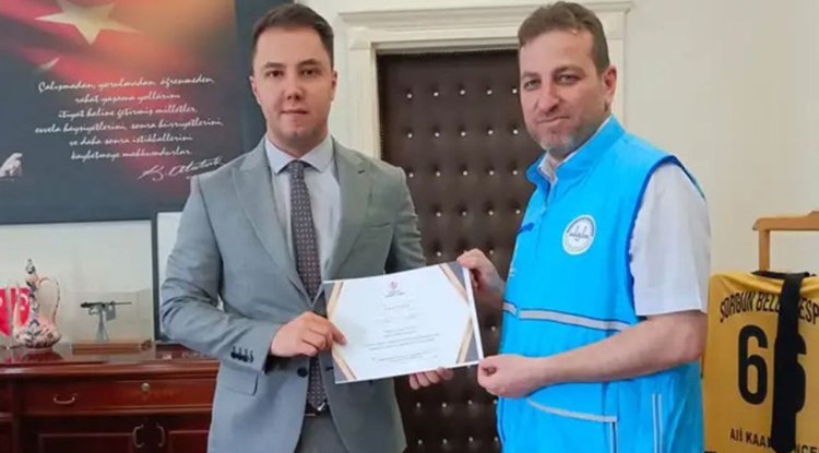 Balışeyh Kaymakamı Tunçer, kurbanını TDV'ye verdi