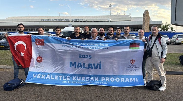 TDV heyeti kurban eti dağıtımı için Malavi'de