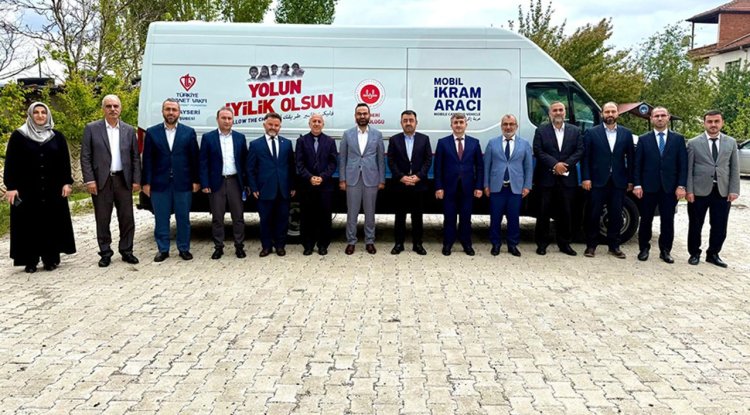 Kayseri'de Mobil İkram Aracı hizmete alındı