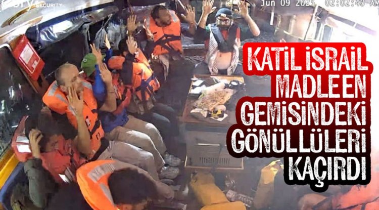 Özgürlük Filosu Koalisyonu: Katil İsrail Madleen gemisindeki gönüllüleri kaçırdı