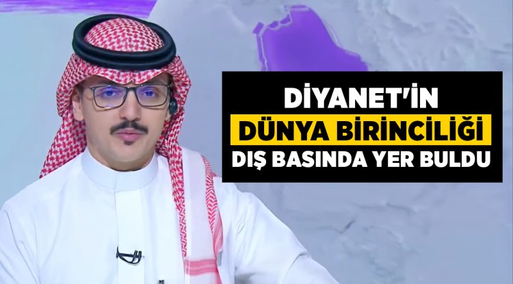 Diyanet'in Dünya Birinciliği dış basında yer buldu