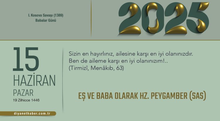 Eş ve Baba Olarak Hz. Peygamber (sas)