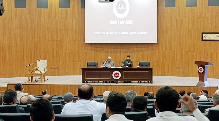 Bingöl'de Yaz Kur’an Kursu semineri tamamlandı