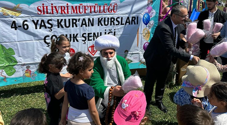 Silivri'de minikler çocuk şenliğinde eğlendi