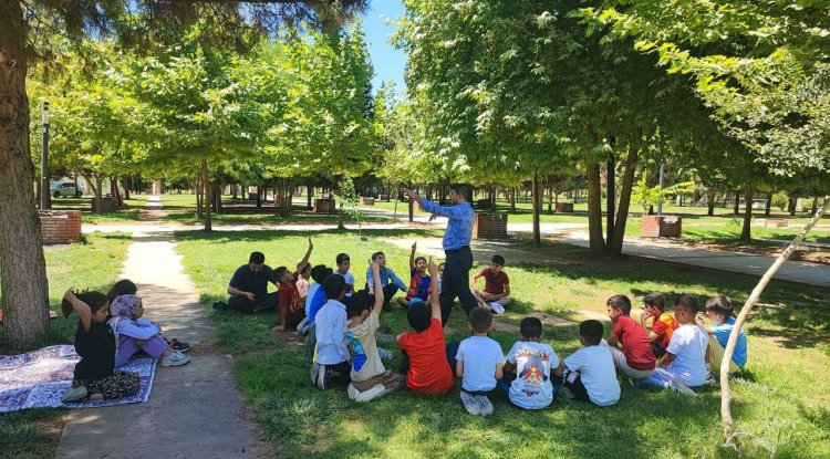 Haliliye'de minikler gönüllerince eğlendi