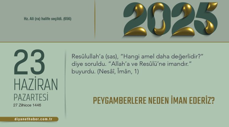 Peygamberlere Neden İman Ederiz?