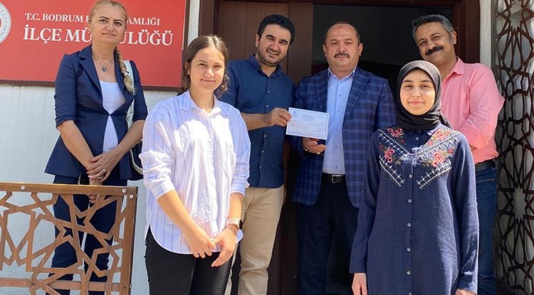 Bodrum İmam Hatip Lisesi’nden Filistin'e destek