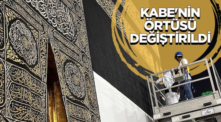Kabe'nin örtüsü değiştirildi