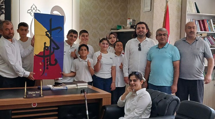 Özel öğrencilerden müftülüğe özel ziyaret