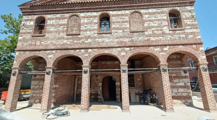 Bursa'da onarımı tamamlanan Özlüce Camii ibadete açılıyor