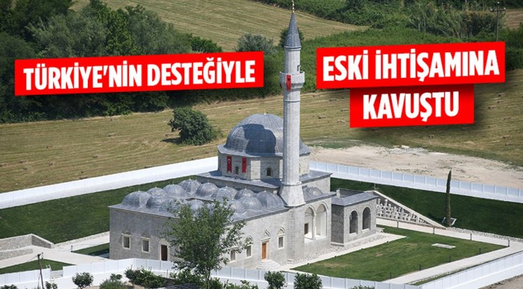 Türkiye'nin desteğiyle onarılan Arnavutluk'taki Kurşunlu Camii eski ihtişamına kavuştu