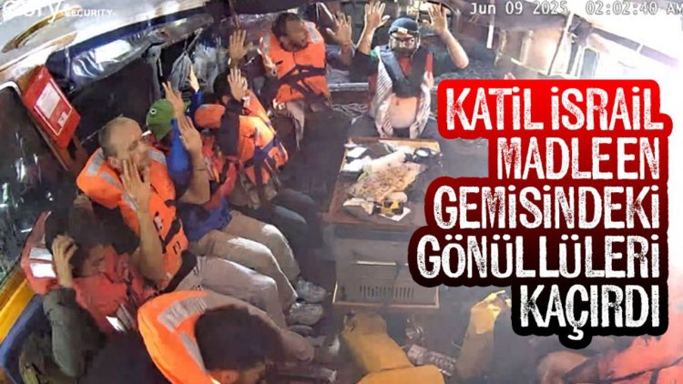 Özgürlük Filosu Koalisyonu: Katil İsrail Madleen gemisindeki gönüllüleri kaçırdı