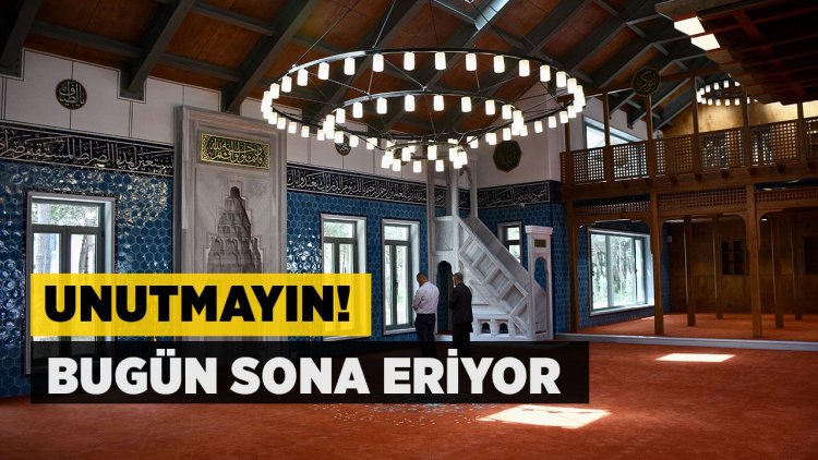 Teşrik tekbirleri sona eriyor