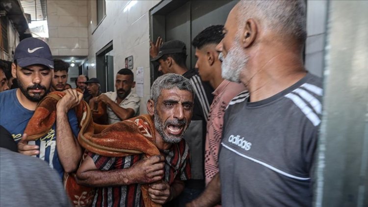 İşgalcilerin, Gazze'de yardım bekleyenlere yönelik saldırısında 25 Filistinli şehit oldu