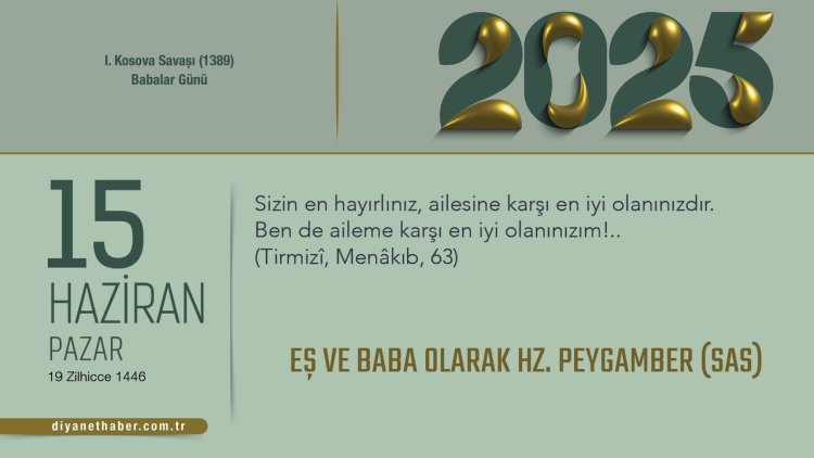 Eş ve Baba Olarak Hz. Peygamber (sas)
