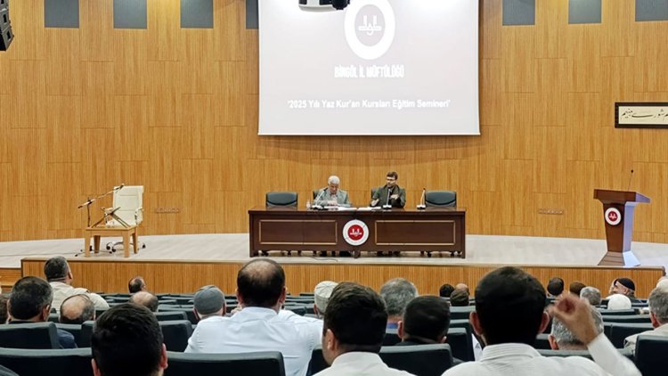 Bingöl'de Yaz Kur’an Kursu semineri tamamlandı