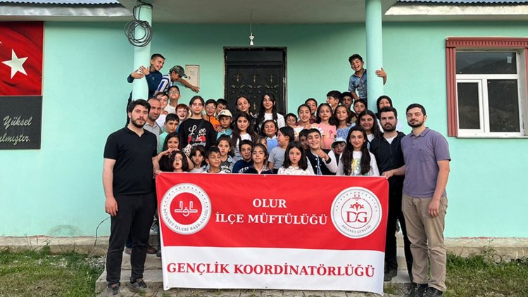 Olur’da Kur’an Kursu öğrencileri doğayla buluştu