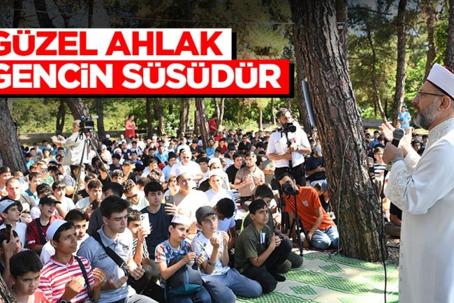 Erbaş: Güzel ahlak, gencin süsüdür