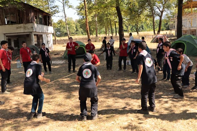 Sakaryalı izciler yaz kampını gerçekleştirdi