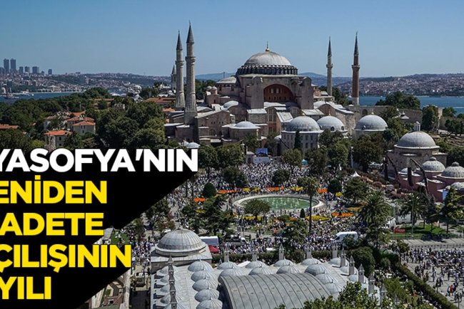 Ayasofya'nın yeniden ibadete açılışının 5 yılı